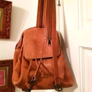 Fine Colombian leather backpack